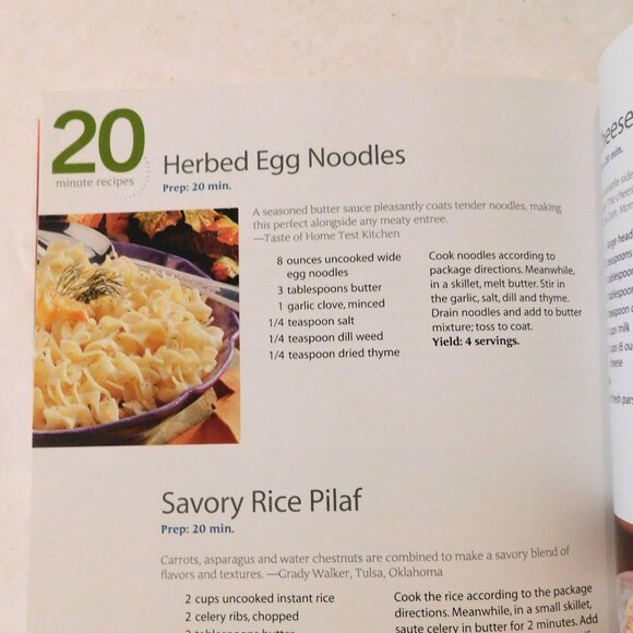 Taste of Home The Busy Family Cookbook 2007 PB 370 Recipes for Weeknight Dinners - Picture 9 of 11